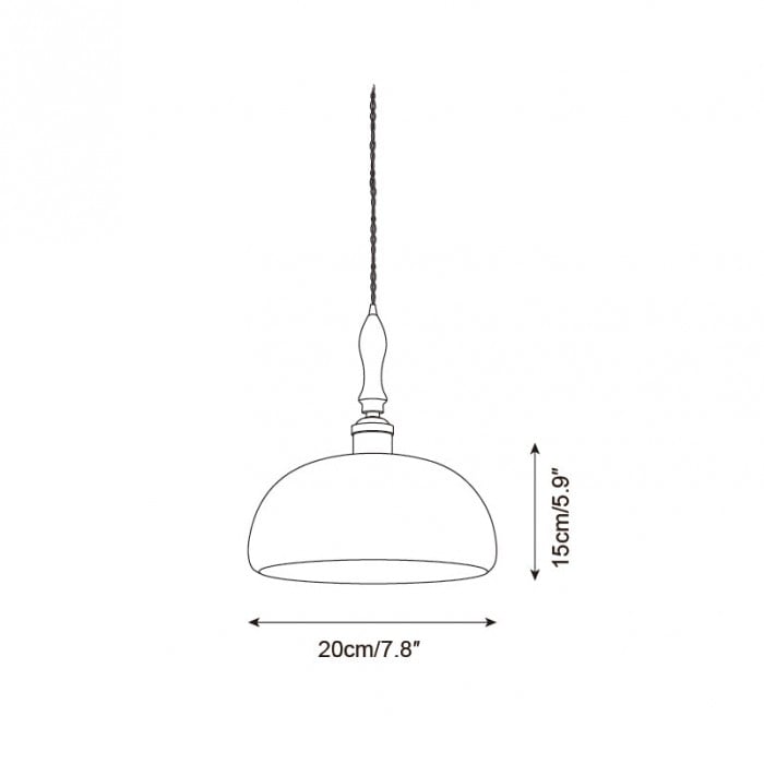 Lampada a sospensione Moss Glow HL2741