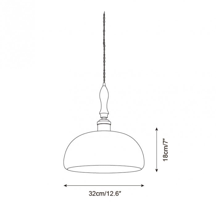 Lampada a sospensione Moss Glow HL2741