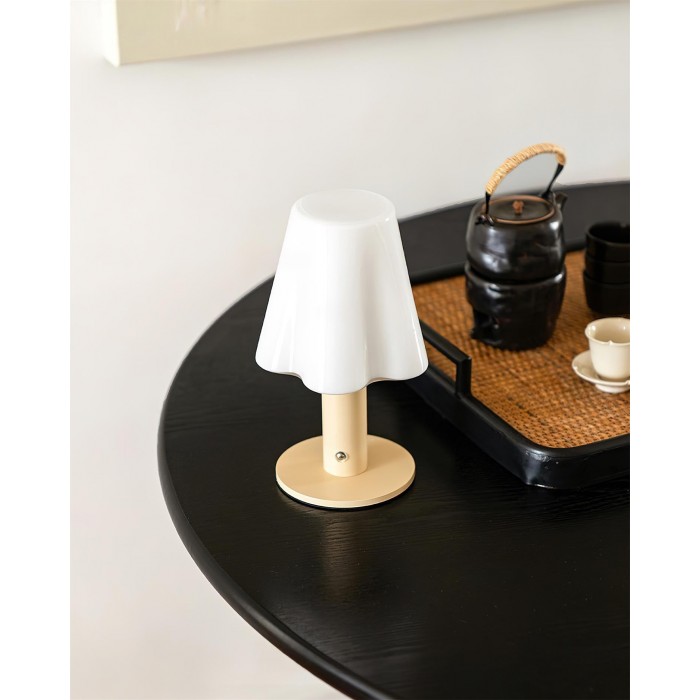 Moskleurige tafellamp HL2662