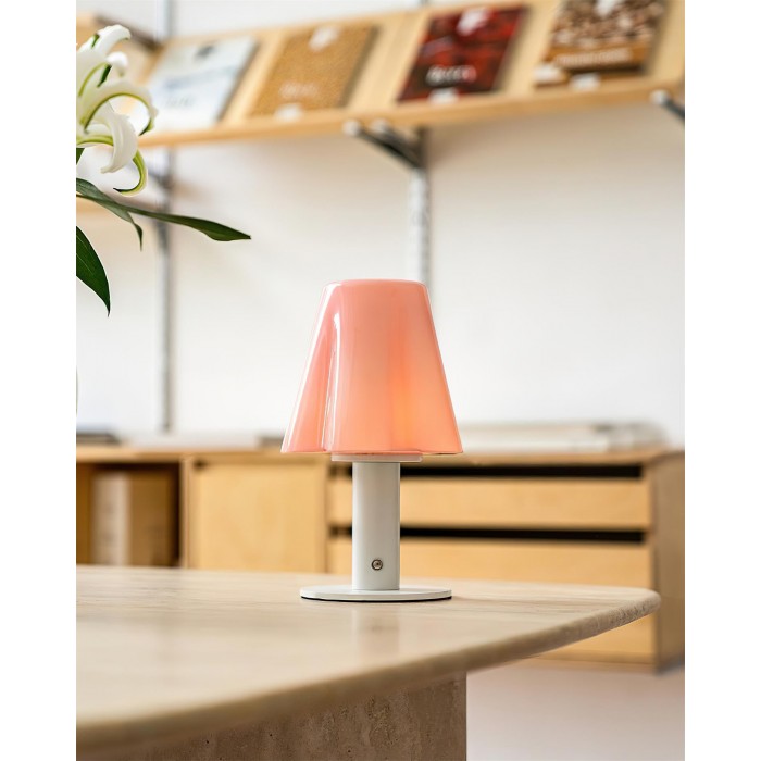 Moskleurige tafellamp HL2662