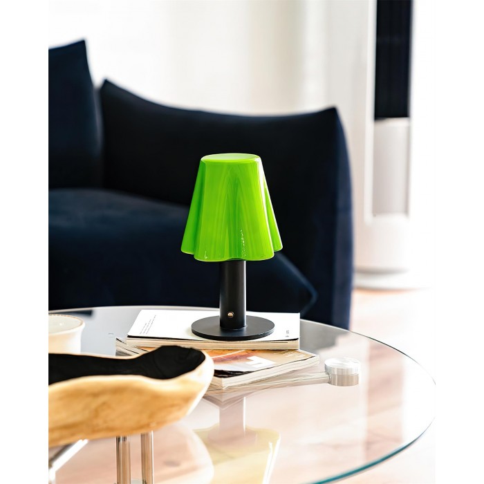 Moskleurige tafellamp HL2662