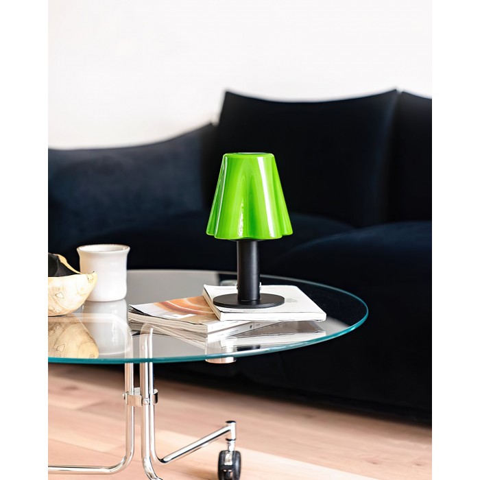 Moskleurige tafellamp HL2662