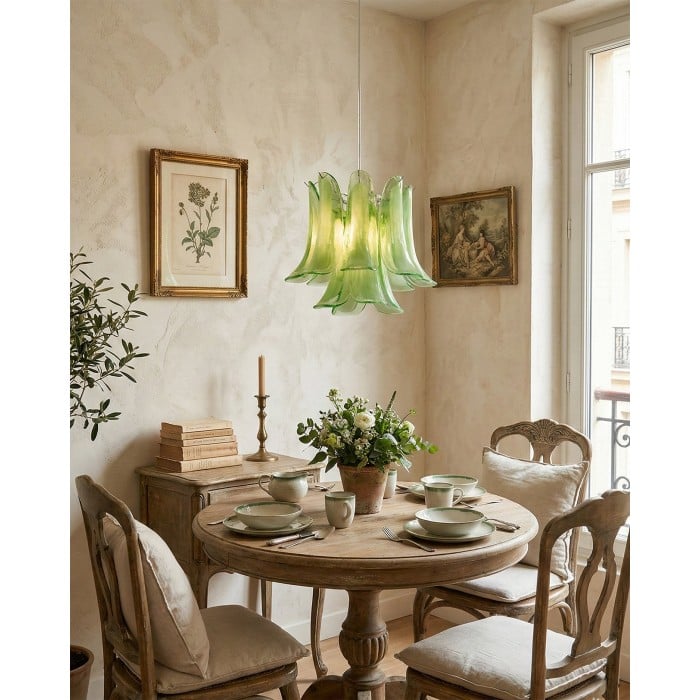 Lampada a sospensione Murava in vetro HL2899