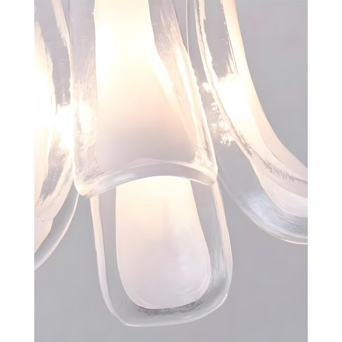 Lampada a sospensione Murava in vetro HL2899