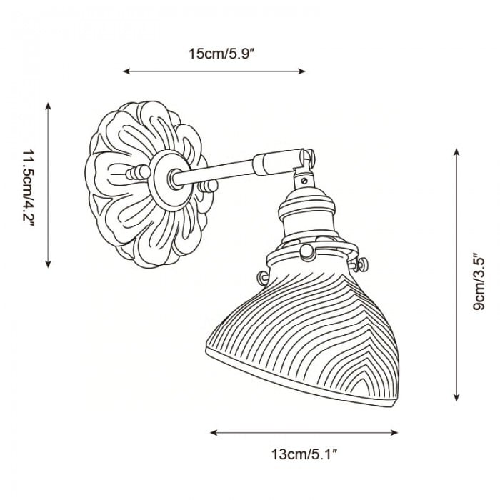 Nacre Petal Wall Lamp HL2879