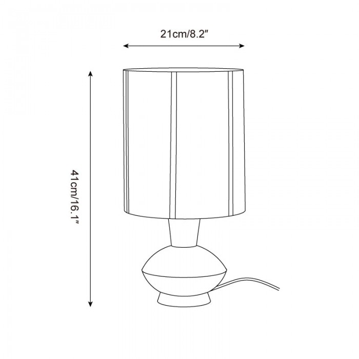 Lámpara de mesa Onslow HL2646