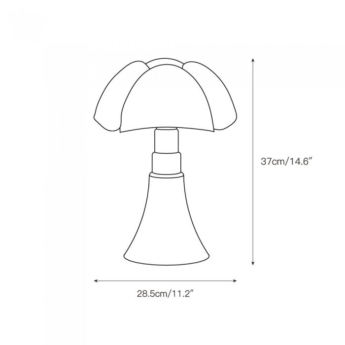 Petalica bordslampa HL2713