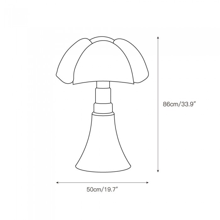Petalica bordslampa HL2713