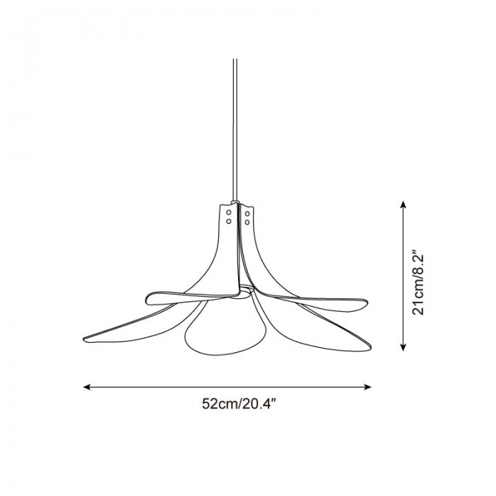 Petanova Pendant Lamp HL2711
