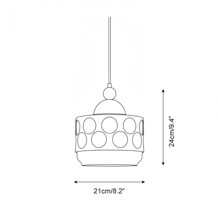 Popdot pendellampa HL2762