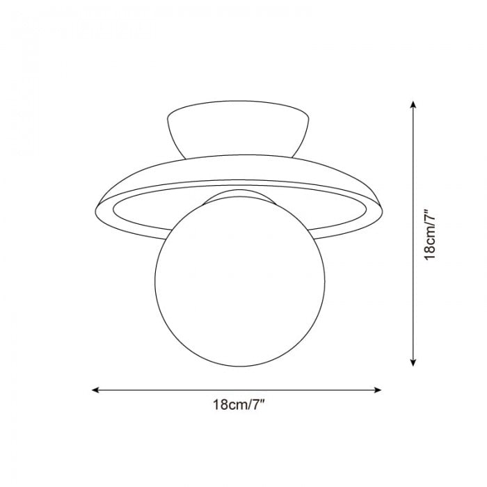 Radiora plafondlamp HL2717