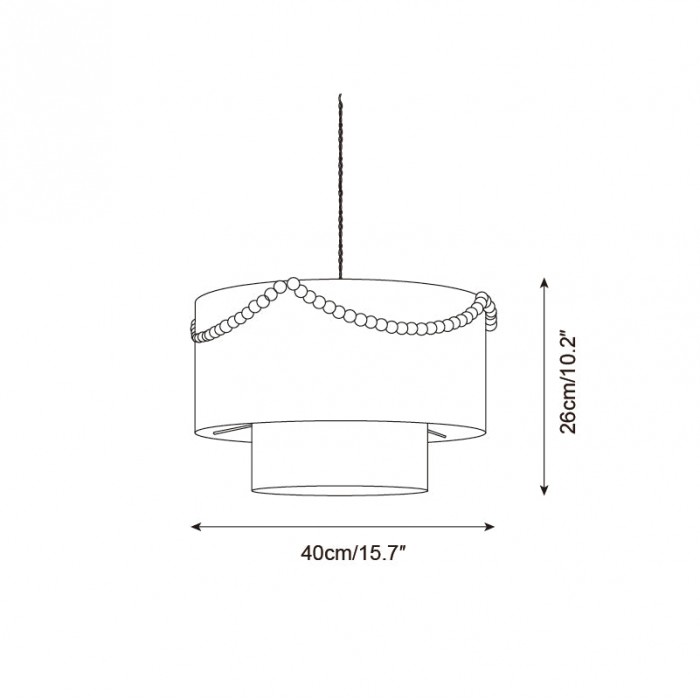 Raffine pendellampa HL2649