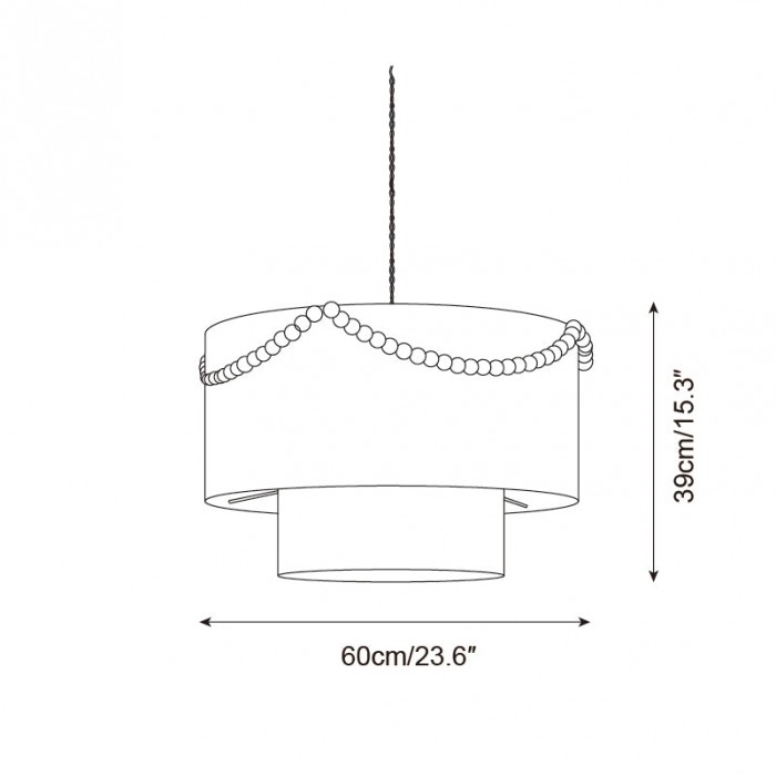 Raffine pendellampa HL2649
