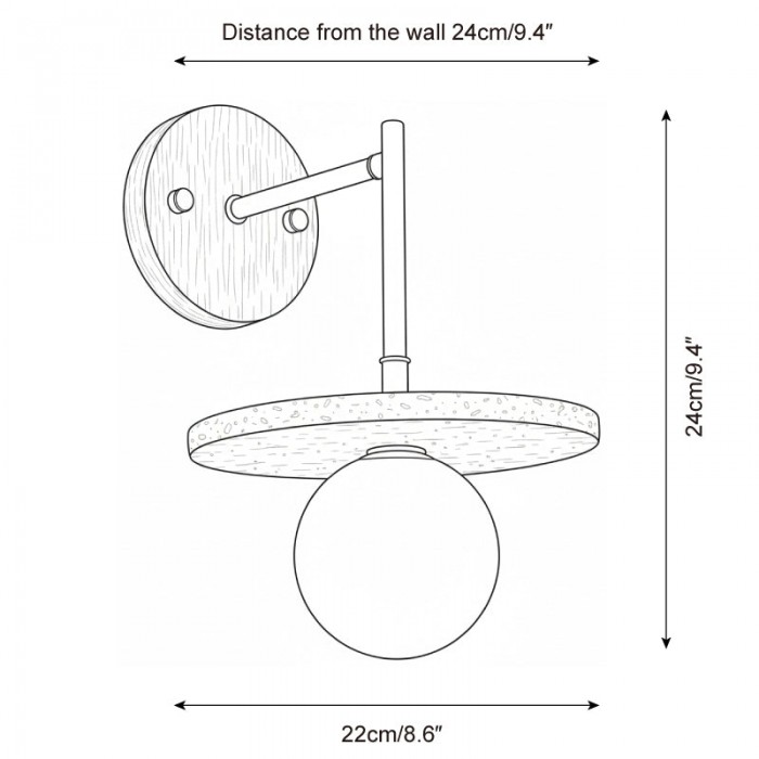 Ravine Wall Lamp HL2821