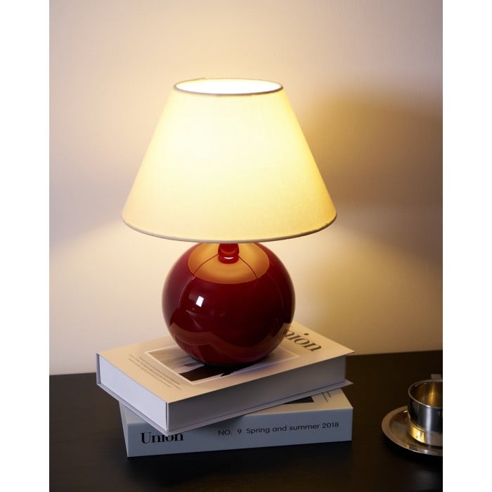 Röd Nanu bordslampa HL2579