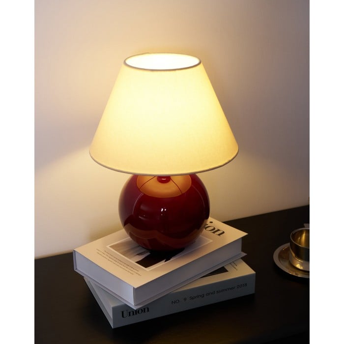 Röd Nanu bordslampa HL2579