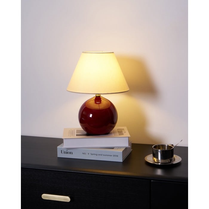 Röd Nanu bordslampa HL2579