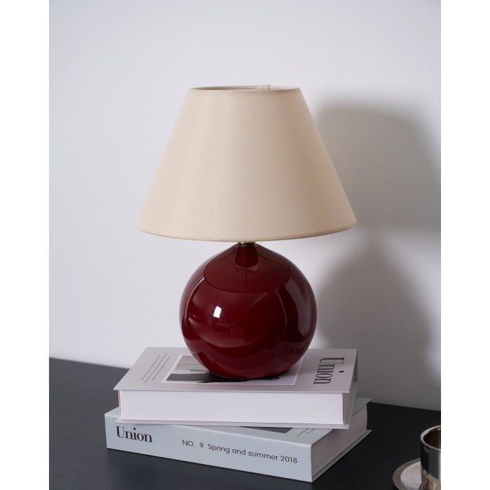 Röd Nanu bordslampa HL2579