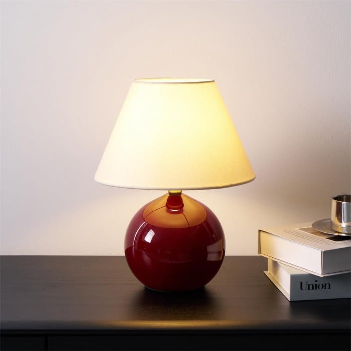 Röd Nanu bordslampa HL2579