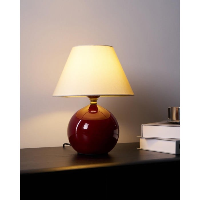 Röd Nanu bordslampa HL2579