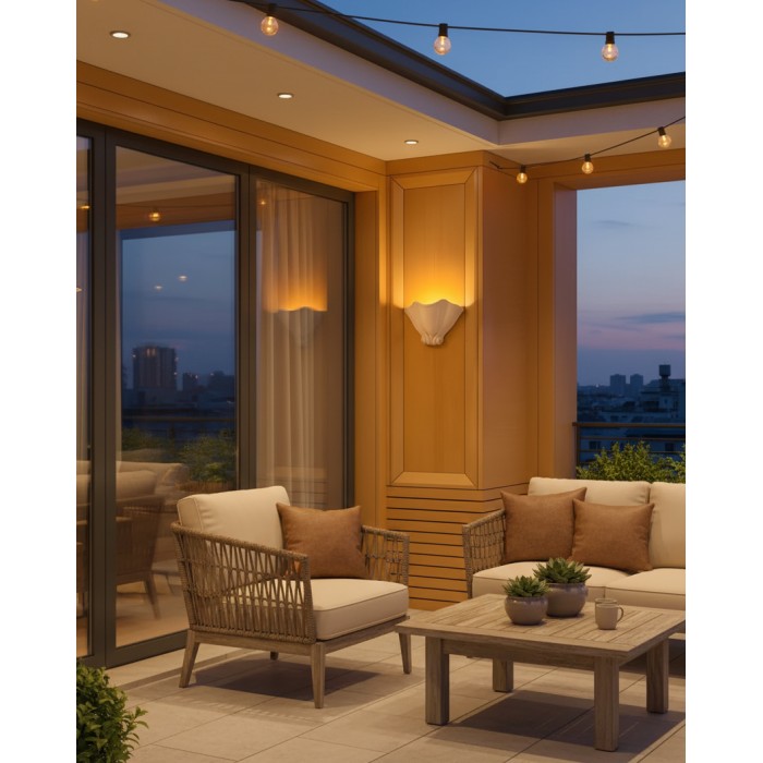 Roche Plaster Wall Lamp HL2618