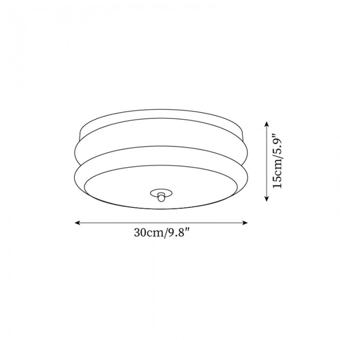 Rowen plafondlamp HL2558