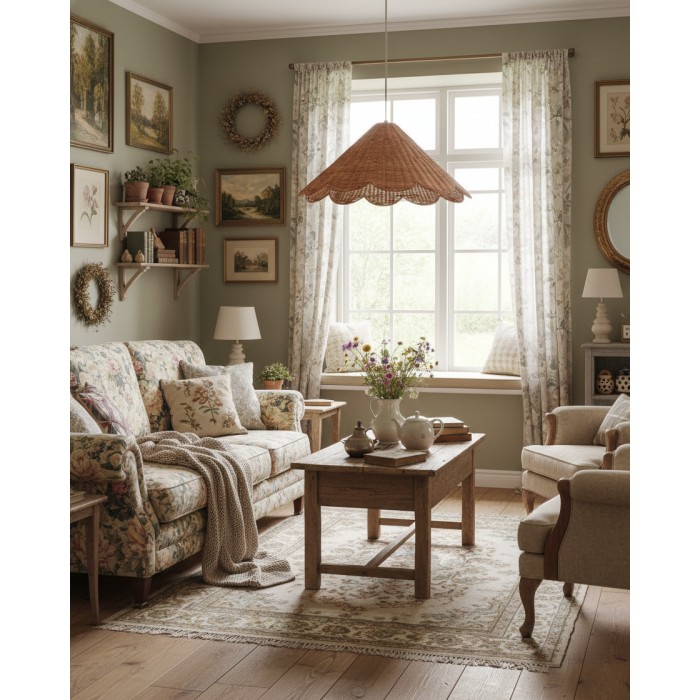 Hanglamp met geschulpte rand HL2862