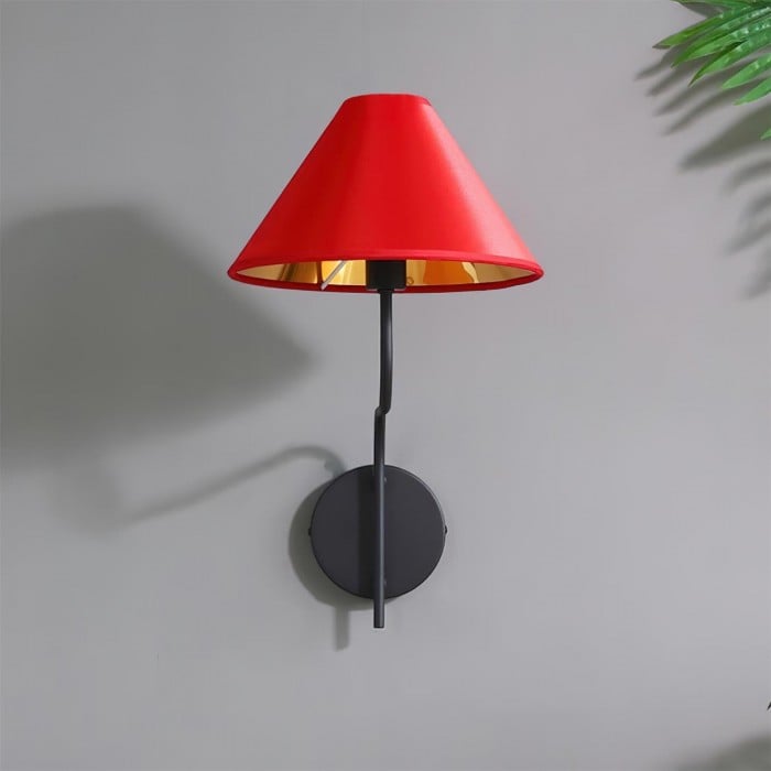 Scharlakenrode wandlamp HL2772