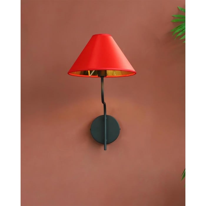 Scharlakenrode wandlamp HL2772