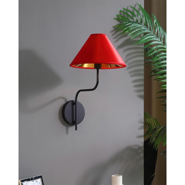 Scharlakenrode wandlamp HL2772