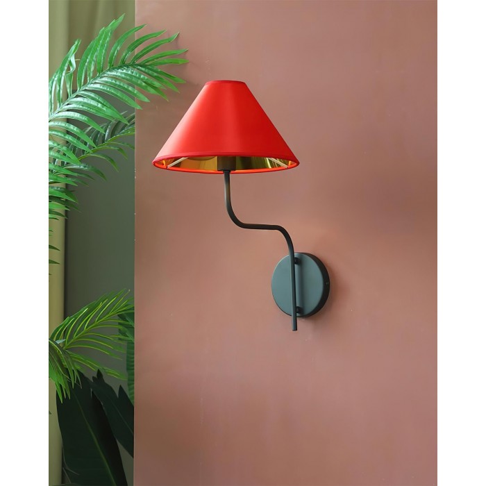 Scharlakenrode wandlamp HL2772