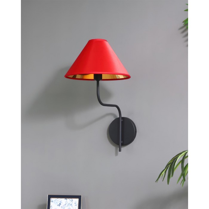 Scharlakenrode wandlamp HL2772
