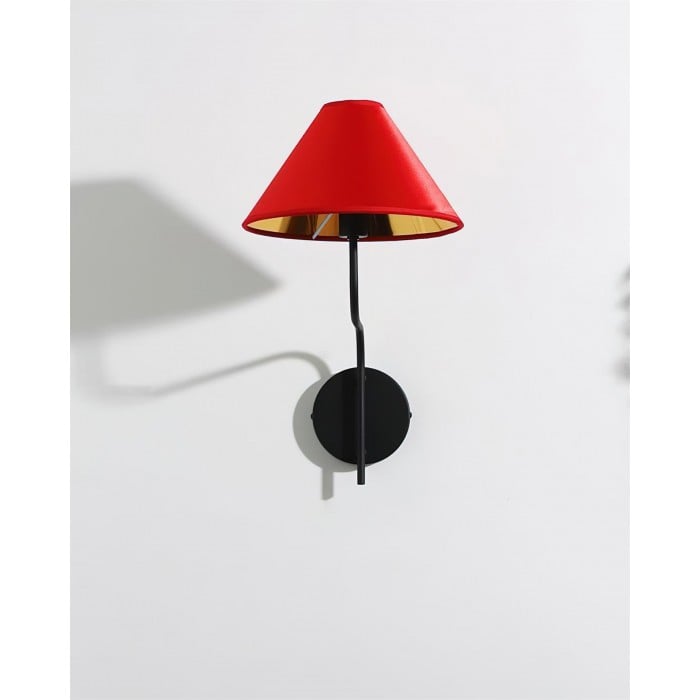 Scharlakenrode wandlamp HL2772