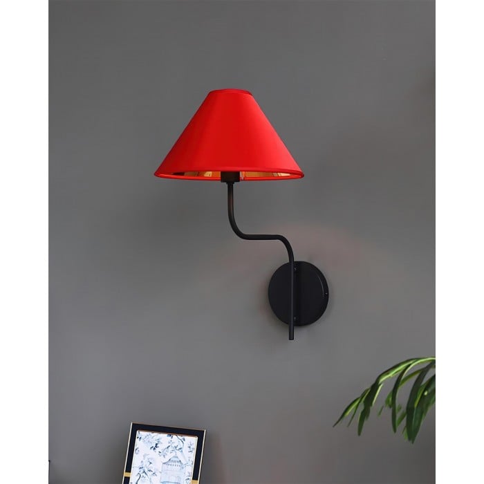 Scharlakenrode wandlamp HL2772
