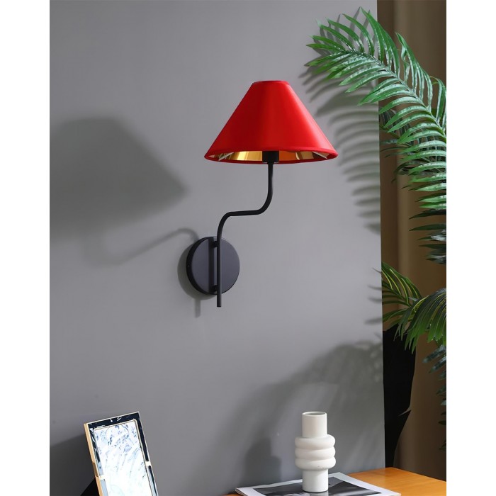 Scharlakenrode wandlamp HL2772