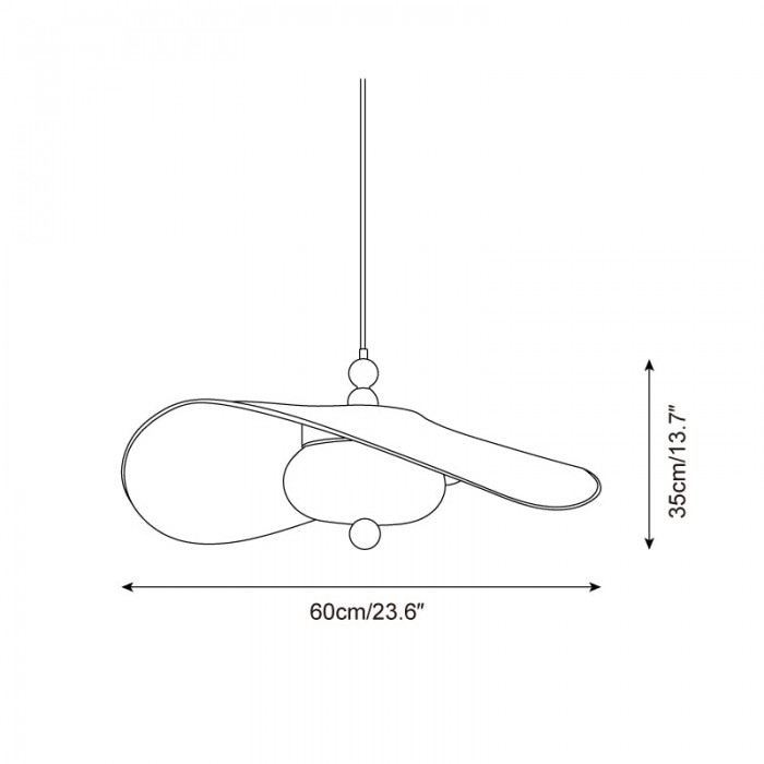 Serafina hanglamp HL2650