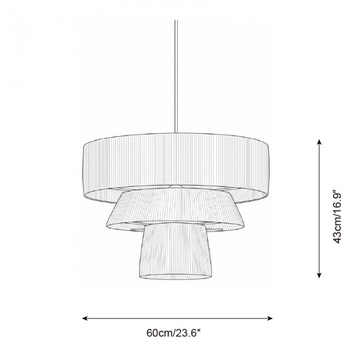 Serapha Tier hanglamp HL2842