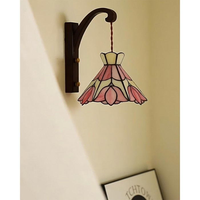 Serena Tiffany wandlamp met stekker HL2613