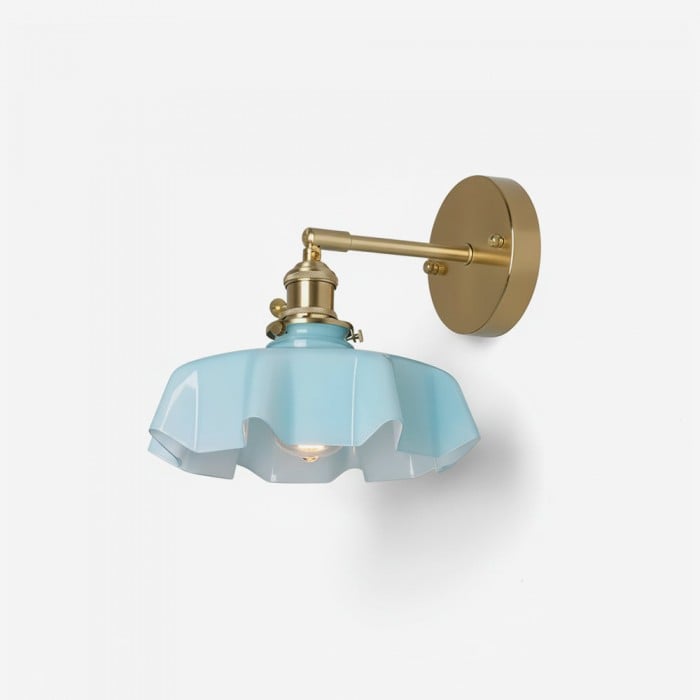 Wandlamp met rok en golvend patroon HL2799
