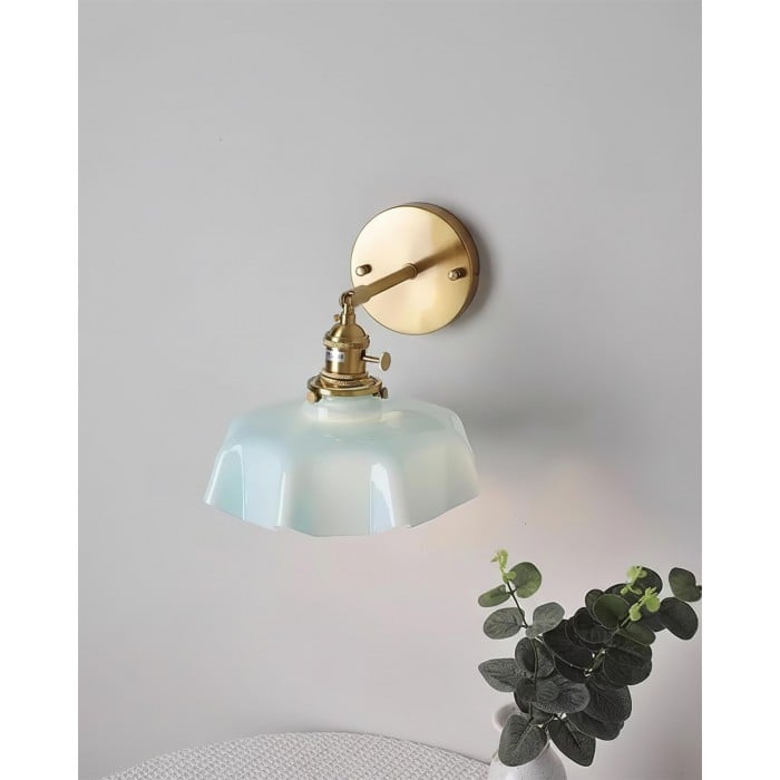 Wandlamp met rok en golvend patroon HL2799