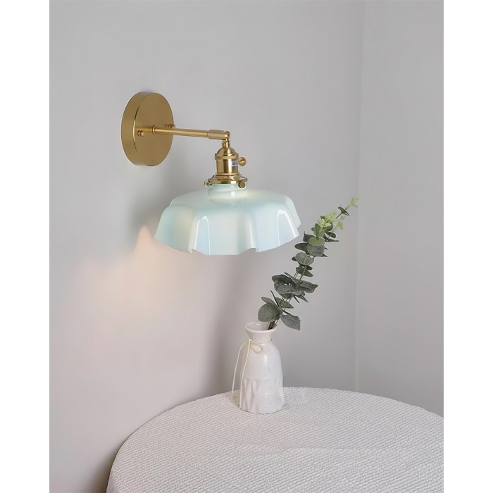 Wandlamp met rok en golvend patroon HL2799