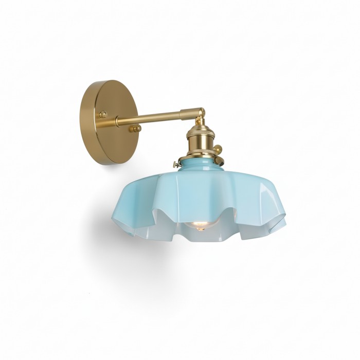 Wandlamp met rok en golvend patroon HL2799