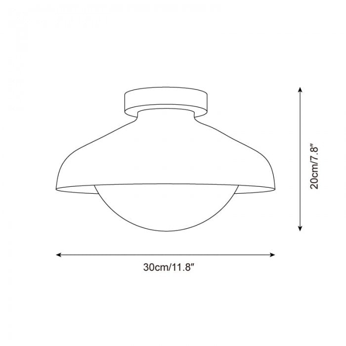 Skyline Dome plafondlamp HL2756
