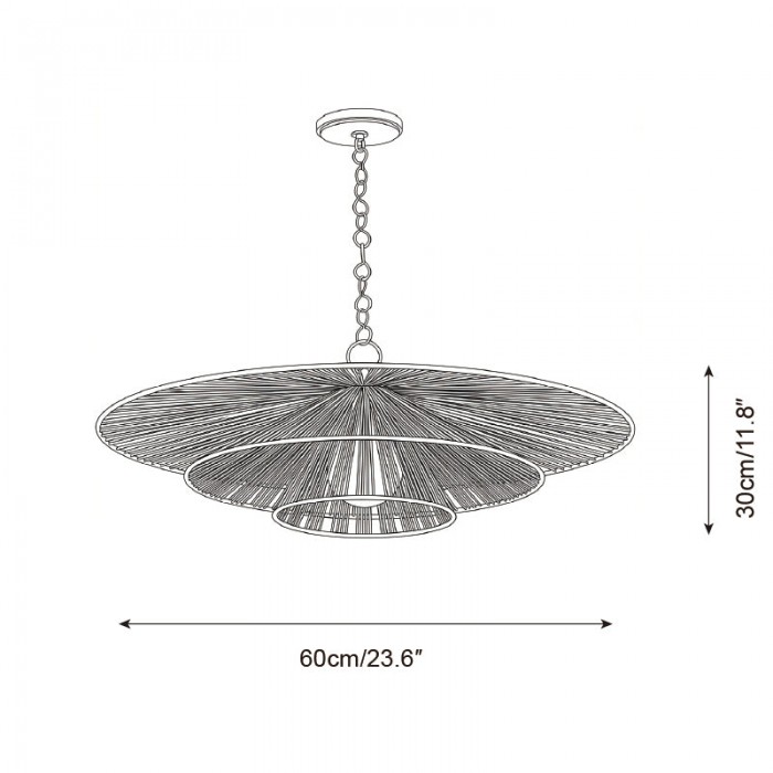 Solayne kroonluchter HL2830
