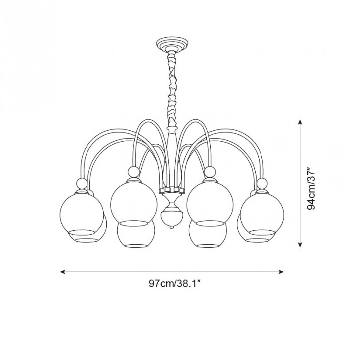Solstice Glow Kroonluchter HL2705