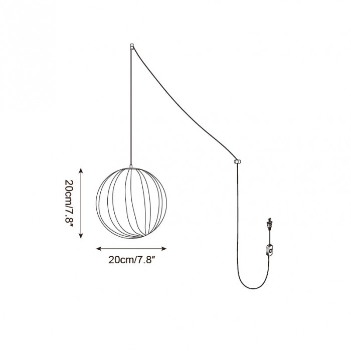 Solstice Plug In Hanglamp HL2679