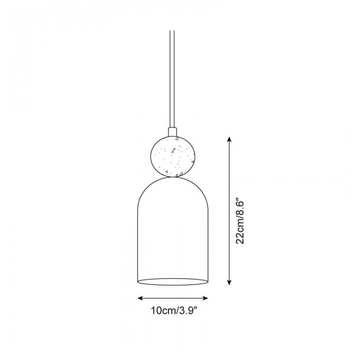 Somira hanglamp HL2719