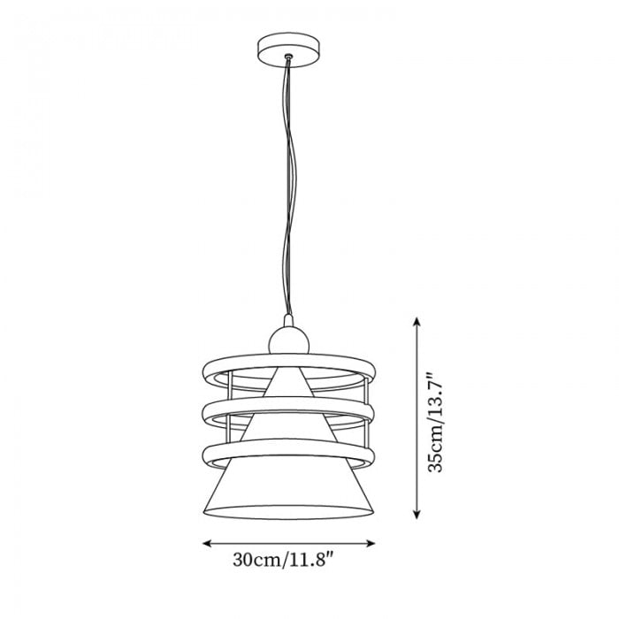 Lampada a sospensione Sowden HL2596