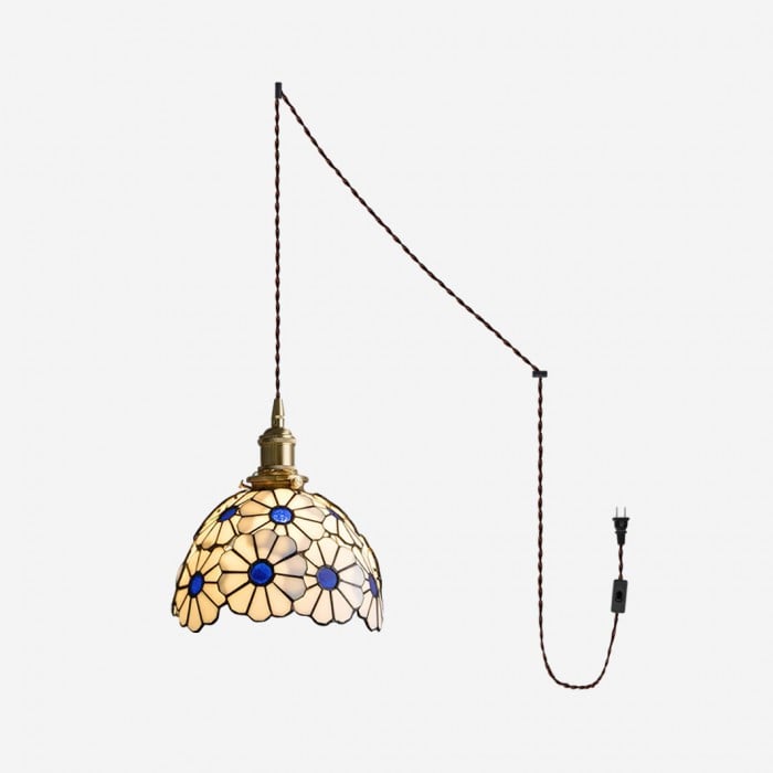 Suka Floral Plug In Pendant Lamp HL2685
