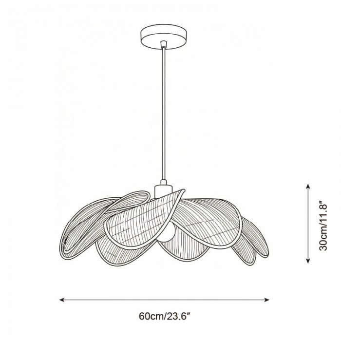 Lampada a sospensione oscillante HL2863